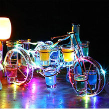 QQSGBD Portabottiglie da Vino Vitivinicolo Europeo della Bicicletta di Stile cremagliera Set Ricaricabile Luminoso Beer Bottle Holder ardore Champagne Cocktail Antiscivolo