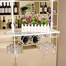 PZW Cremagliera Del Vino Semplice e Creativa/Portabicchieri Appesi per Vino Rosso/Portabicchieri Appesi Invertiti/Asta Principale Creativa/Portabicchieri Appesi per Portabottiglie, 100 * 25 C
