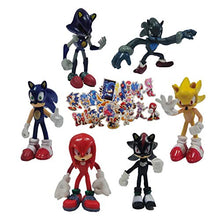 Sonic piccola figura Sonic The Hedgehog Cake Topper Forniture per feste di compleanno Cupcake Topper Decor