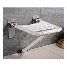 LXLAMP Sgabello Doccia Antiscivolo Regolabile in Altezza Sedili for Doccia A Parete, Sgabello for Doccia Pieghevole for Bagno Sedia da Parete Antiscivolo in Acciaio Inossidabile