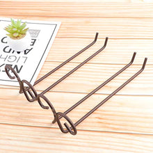 OUNONA 2 Pezzi Porta Bicchieri Vino in Acciaio Inox placcati Bronzo, Porta Bottiglie da Vino da Parete per calici di Vino, Porta Bicchieri sospeso da Bar
