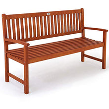 Deuba Panchina da Giardino Maxima 3 posti Legno di eucalipto Certificato FSC® Interno Esterno Panca da Balcone terrazza