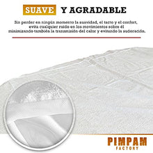 PimPam Factory Pack da 2 Coprimaterasso Impermeabile in Cotone 80x160 cm, Traspirante e Anti Acari, Coprimaterasso Anti Piaghe da Decubito, Coprimaterasso da Letto, Prodotto in Europa. Bianco