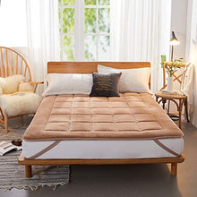 QVIVI Materasso Futon, Pieghevole Materassi Letto Futon Addensato Materasso da Campeggio Portatile Morbido Tatami Antiscivolo Dormitorio Studente Pad 1.2 * 2M