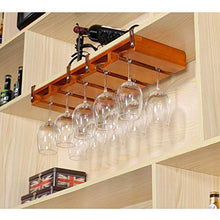 MHBGX Cremagliera Del Vino, Nailless in Legno Massello in Legno Appeso a Testa in Giù Ornamenti Ornamenti Cabinet in Basso Fondo Creativo Scomparto Personalità,51X23X6Cm.