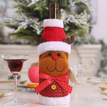 SUPVOX 3pcs Maglione di Natale Copertura della Bottiglia di Vino Cappotto Cappotto Maglione Bottiglia di Vino Vestito Bottiglia di Vino Decorazioni Decorazioni di Festa di Natale