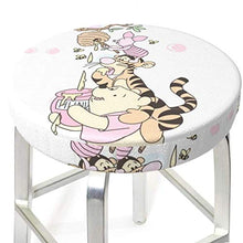 Coprisgabello rotondo da bar Winnie The Pooh, fodera protettiva per sgabelli rotondi da 35,6 cm