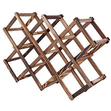 KUMOPYU Portabottiglie in Legno Accessori da Cucina Portabottiglie Pieghevole Portabottiglie Portabottiglie Portatile 3 6 10 Portabottiglie Bar Display Rack-3 Bottiglie Porta Vino Arredamento Casa