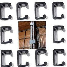 Clip Outdoor Furniture Patio Wicker clip di plastica Divano Connect Clamps per sedie mobili da giardino del sofà 10PCS 5.25CM