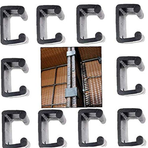 Clip Outdoor Furniture Patio Wicker clip di plastica Divano Connect Clamps per sedie mobili da giardino del sofà 10PCS 5.25CM