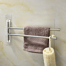 OLDJTK Portasciugamani a Parete in Acciaio Inossidabile SUS304 da Bagno Portasciugamani da Cucina Lucido (2 Bracci)