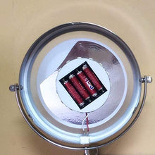 Specchio Specchi per vanità da Bagno spogliatoio Muro Trucco a Parete LED Illuminato a Due Lati 360 ° Girevole Estensibile (Size : Reverse 10 Times)