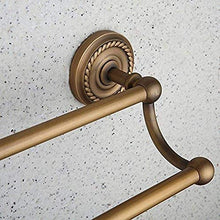 PYROJEWEL cremagliera Mensole for Bagno Scaffale Rack Ciondolo Appendiabiti Bagno Hardware Una Barra Alta e Bassa Corda di Canapa |Bagno Hardware Doppia Asta cremagliera di Rame mensola da Bagno