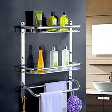 AINIYF Bagno Bagno Doccia Mensola Organizzatore a Parete in Acciaio Inox Punch Colla Libera Torre del Gancio del Gancio Fino Fence (Dimensioni: 41x14x56cm)