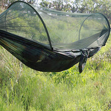 FTVOGUE - Amaca da campeggio doppia/singola e portatile, con zanzariera, per viaggi, campeggio, escursioni, cortile (01)