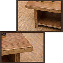ADSE Tavolo da tè Tavolo in Legno massello con vetrata e Balcone Tavolino da Balcone Tavolino Tatami