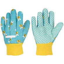 PROMEDIX P - Guanti da giardino per bambini da 3 a 6 anni, confezione da 2, colore: blu