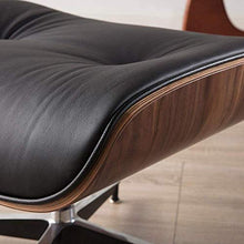 WZH Moderna Poltrona Classica Replica con mobili ottomana Chaise Lounge Realizzata in Vera Pelle Poltrona Girevole per Soggiorno dell'hotel Confortevole