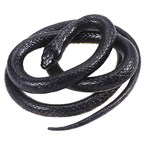 NUOBESTY Giocattolo Serpente Artificiale Realistico Serpente Falso Modello Trucco Scherzo Serpente Festa Giocando Falso Giocattolo Figurina Animale