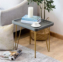 HXF- Arte del Ferro Divano Tavolo Creativo Soggiorno più Lati Balcone Tavolo Decorativo Piccolo Tavolino Tavolino Tea Table 40 * 50 * 47 cm Durevole