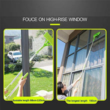 SSAYY Spray Mop Pulizia Telescopica della Maniglia Pieghevole in Vetro Spugna Mop Cleaner Finestra Regolabile Estensibile Pulizia Domestica Pulizia Mop Scopa