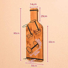 LHQ-HQ Vino Wine Rack Holder Parete Solido Legno for Il Vino Rack Sicuro e Stabile Titolare del Vino della Decorazione della casa del Vino di stoccaggio Rack di stoccaggio