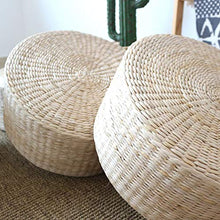 LTINN Cuscini in Paglia Intrecciata, stuoie di Paglia Spessa per bovindi in Tatami, Tessuti a Mano, Facili da Pulire e Mantenere, Resistenti all'Usura, buona tenacità, Yoga, Balcone