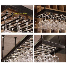 Soffitto Elegante Semplicità Industriale Retrò Bicchiere da Vino Elegante Semplicità Rack Ferro Metallo Display Creativo Invertito Alto Vetro Rack Bar Ristorante Cucina Galleggiante Portabottiglie Su
