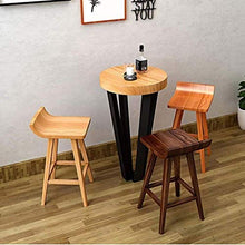 BDLYZ Yxsd Bar Stool American Country Legno Retro Alta casa Accogliente Ristorante Natural Cafe Elegante Minimalista personalità Creativa Colazione Pianale da Cucina Sedie Sgabelli Coffee Design