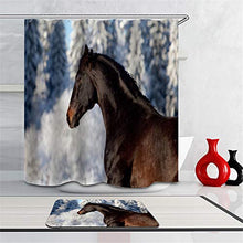 LIYAN Combinazione Bagno. Immagini Chiare E Colori Vivaci Rendono Il Tuo Bagno Pieno di Vita. Accessori da Bagno. Cavallo Nero.