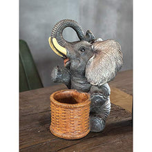 XLBAXLJ Simulazione Elephant Wine Rack, Fumetto Creativo Sveglio del Vino della casa cremagliera Champagne Decorazioni per la Veranda Ufficio Soggiorno Camera da Letto
