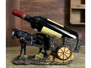 Porta Bottiglie di Vino Cavallo con Veicolo