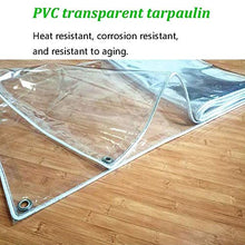 Telone Impermeabile Spesso Trasparente, 0.5MM Telone In Plastica Antipioggia E Impermeabile, Tenda Da Sole for Serra for Piante Da Esterno, Isolamento Del Balcone Finestre In PVC Completamente Traspar
