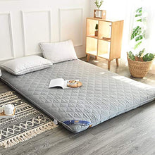 PLOLLD Tappetino Materasso futon Queen Size Standard Dimensione Dorm, Cappello a Cilindro Tradizionale Futon Tatami Tappetino (Color : Gray, Size : 150x200cm(59x79inch))