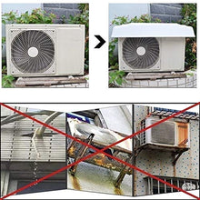 LSXIAO PVC Attrezzature Copertina, Tipo Diviso Condizionatore Copertura della Pompa di Calore, Impermeabile Parasole Include 2 Fili per Condensatore da Esterno, Compressore