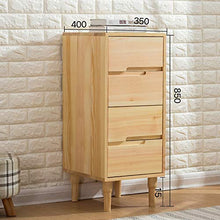 Mobile Bagno Sottile Legno Risparmio di Spazio Addensare Legno Limita Cassetto Governo di Immagazzinaggio Groove Disegno della Maniglia 4 Tier for Cucina Camera da Letto Soggiorno