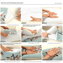 XSDF 2PCS Astratto Stampato Federa Federa Federa Copridivano Decorazione della Casa Adatto per Divano Letto 17,7 Pollici (45x45CM,E)