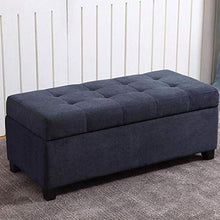 LXESWM Pouf Panca Ottomana Poggiapiedi Pieghevole Bagagli Petto Scarpe Banco di stoccaggio ottomano con Flipping Coperchio Bagagli Pouffe Storage Box Bed Fine Sgabello Divano Sgabello
