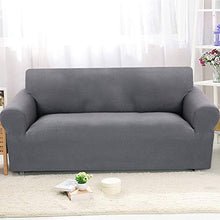SearchI Copridivano Elasticizzato 3 Posti,Jacquard Fodere per Divano Universale Rimovibile e Lavabile, Sofa Mobili Protettore Copertura della Divano Antiscivolo(Grigio,3 Posti)