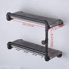 JHGJBJ Vino Rack Muro portabicchieri Vino Gancio Sospensione portabicchieri Vino Vetro Calice