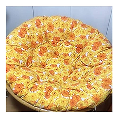 Yxxc Cuscini per sedie Amaca a Forma di Uovo Rotondi Rimovibili, Cuscino per Sedia papasan, affondare nel Nostro Papasan C Oversize e Confortevole, Spesso, di Diametro 130 cm