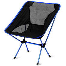 XER Sedia pieghevole da campeggio, pratica e portatile, leggera e resistente, con borsa per il trasporto, per piscina, patio, cortile, salone di bellezza, ufficio Blu scuro