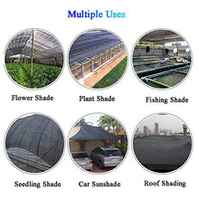 WXQIANG Backyard Parasole Canopy, Panno dello Schermo Protezione UV con Occhielli Robusta, Durevole Paralume in Tessuto for Il Giardino, Patio, Veranda - Nero Protezione Solare, Isolamento Termico