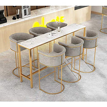 Sgabello bar, sgabello alto schienale, poltrona lounge balcone casa, con schienale e poggiapiedi, cuscino in spugna, seduta comoda/D / 75 centimetri