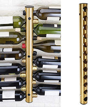 Cikonielf Portabottiglie Verticale Per Vino Rosso A Parete In Acciaio Inossidabile Per Forniture Per Ristoranti Bar Per Uso Domestico(#2)