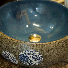Jgophu Cina, vasca da bagno in porcellana artistica europea, in ceramica dipinta a mano