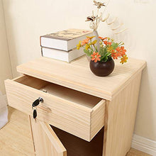LULUVicky Comodino Petto Legno Night Stand con Tavolo cassetto di Legno Solido Governo di immagazzinaggio Creativa Pine Comodino gabinetto Fine for Living Camera Night Stand