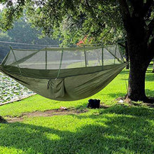Proster Amaca da Campeggio con Zanzariera in Nylon Amaca da Viaggio Ultraleggera con Zainetto Moschettoni e Corde Amaca da Giardino Paracadute Max capacità di Carico 300kg