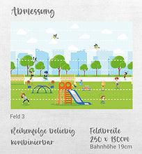 MyMaxxi Felder - Protezione per recinzione, Playing Kids F3, molti campi combinabili, strisce di protezione per recinzione a doppia asta, protezione dal vento, in poliestere