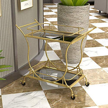 YIN YIN Carrello per ripiani Carrello for mensole, ferro da pranzo in ferro battuto cremagliera moderno semplice elegante grande capacità ristorante di alta qualità vino da cucina mensola da frutta, o